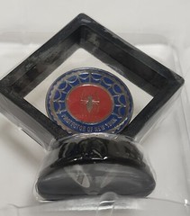 Marvel Spiderman Challenge Coin With Display Stand, Built by Culturefly NIB