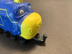 Chuggington Little Chuggers Train Brewster Bruno 2016 Jazwares LLC Blue Yellow