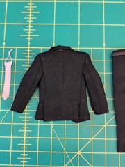 Kai Lab 1/12 Scale Soft Goods Black Winter Jacket For 6″ Action Figures