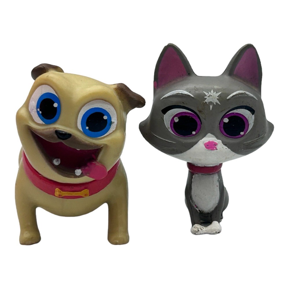 Puppy Dog Pals Mini PVC Figure Rolly & Hissy (?) Loose Disney Junior Toys 2.5″