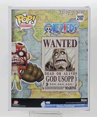 Funko Special Edition Pop Usopp #2107 Wanted Poster One Piece Animation Vinyl