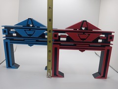 Retro Mini Recognizer 2 pack for Vintage Tron action figures and lightcycle toys