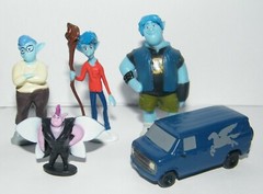 Disney Onward Movie Figure Set of 14 Toy Kit with 10 Figures, 4 Fun Stickers