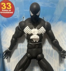 THE AMAZING SPIDER-MAN BLACK COSTUME 12” FIGURE 33 PTS OF ARTICULATION TOY BIZ