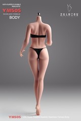 USA ZZYM505B Yi Rou 1/6th Big Bust Pale Seamless Woman Action Figure Body Toys