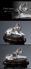 Wild Canine Animals Figure Bandai Creature Encyclopedia Display Model Collection