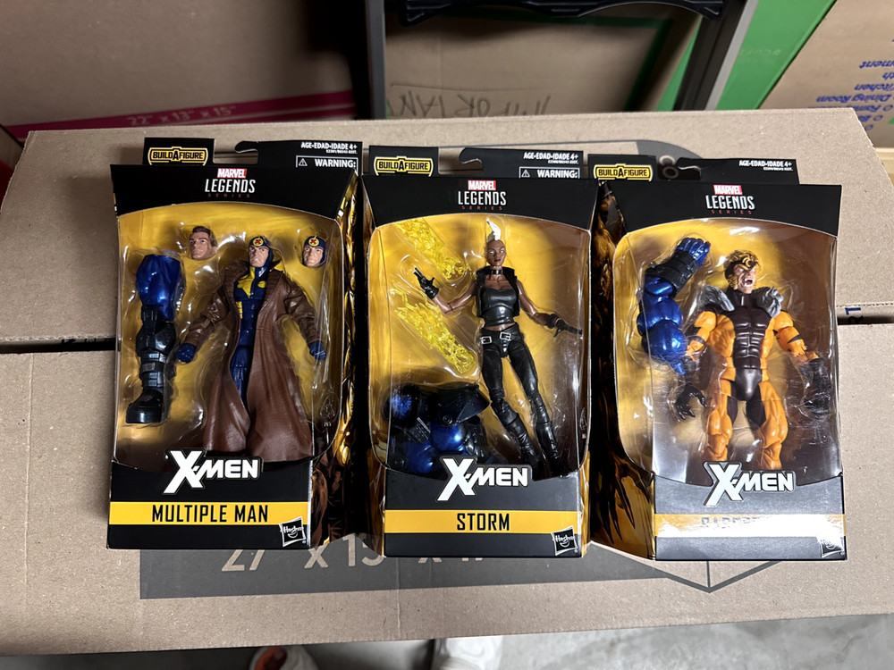 Marvel Legends Sabretooth Storm Multiple man – X-Men Apocalypse BAF Hasbro new