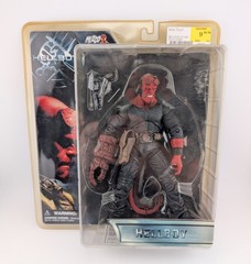 HELLBOY Mezco Toys NEW! Stealth Black Suit, Open Mouth 7″ Action Figure 2004