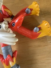 Vintage Pokemon Hasbro Blaziken Action Figure 2003 Red Plastic Launcher Toy
