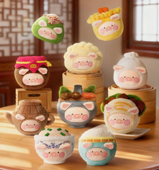 Lulu The Piggy – Dim Sum House – Plush Keychain BlindBoxes – Full Case/Confirmed
