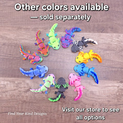 Mini Axolotl 3D Printed Articulated Flexi Fidget Desk Pet Toy 2.5 Inch