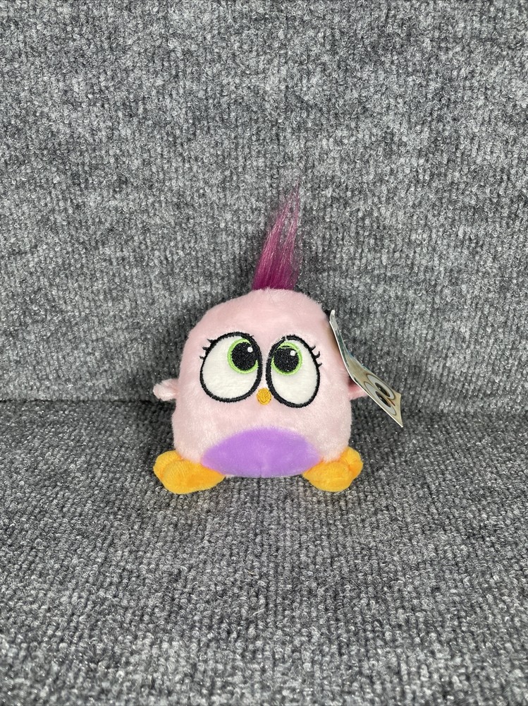 ✨Angry Birds Hatchlings Hanger Clip Bulls i Toy Rovio Zoe-Pink-Plush 4.5” w Tag✨
