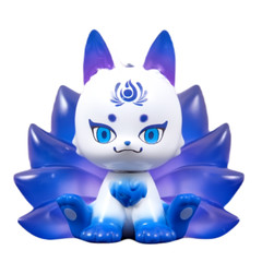 Qualia Gashapon Rainbow Nine Tail Fox Figure Surprise Blind Box Capsule Toy