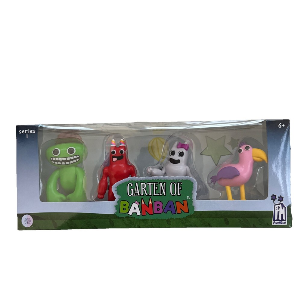 GARTEN OF BANBAN 4 Pack Series 1 Figurines Phat Mojo 2024