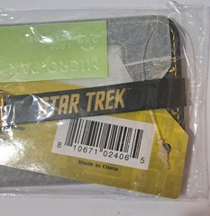 Star Trek Captain Kirk Graphic Luggage Tag New With Tags