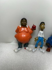 FAT ALBERT AND THE JUNKYARD GANG COSBY KIDS ACTION FIGURES. FULL SET OF 8
