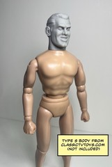Holy Moley Man Custom Action Figure Head 1:9 or 1:6 Mego