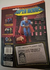 1989 TOY BIZ DC COMICS SUPERMAN WITH KRYPTONITE RING MOC UNUSED SEALED