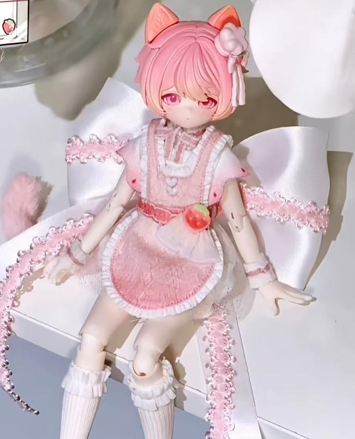 Pre-Sale Anomalies Paradise Strawberry Cat 8.6~9In Bjd Dressable Action Figure