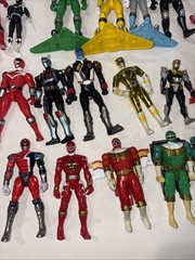 Huge Enormous Lot Bandai Power Rangers Action Figures 1990’s 2000’s Movie Loose