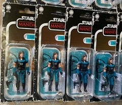 Lot of 12 Star Wars Mandalorian Hasbro Cara Dune Retro 3 3/4 Action Figures