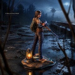 The Last of Us Ellie PVC Figure Game Collectible Display Model