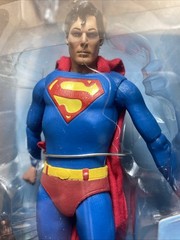 NECA Superman Christopher Reeve Version Action Figure DC Comics Toy New 7”