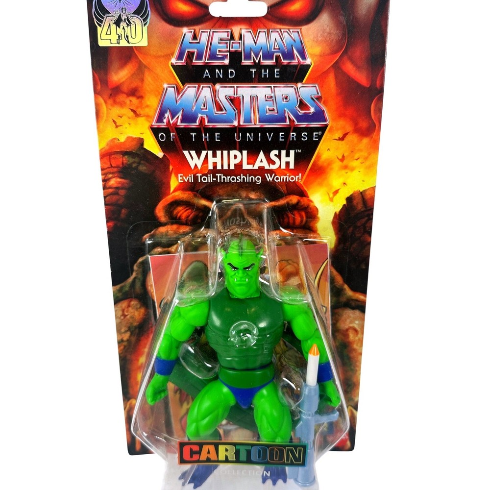 Mattel MOTU Whiplash Action Figure Kids 5.5in Green New Cartoon Collection