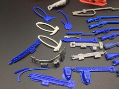 MPC Ring Hand Revolutionary War Soldiers Lot Of 14 Weapons Accessories Hong Kong