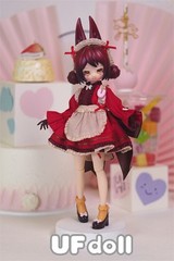 Ufdoll Mini Drink 27cm/10.6In Bjd Doll Dressable Action Figure Designer Toy Gift