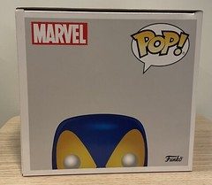 10” Funko Pop Deadpool, in classic X-Men Suit; Comes in FREE $15 Protective Case