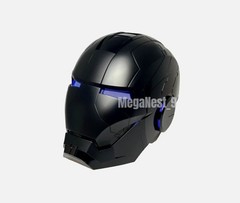 2026 BLACK Iron Man MK5 Helmet 1:1 Voice-controlled Mask Transform Cosplay Prop