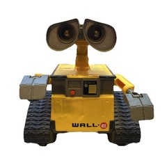 Disney Pixar WALL-E Remote Control Robot Think Way Toy Yellow Black *NO REMOTE**