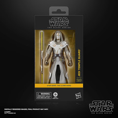 the Black Series Jedi Temple Guard, the Clone Wars Premium Collectible 6 Inch Ac