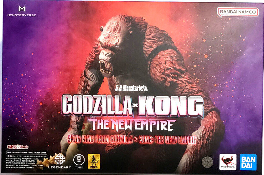 S.H.MonsterArts Godzilla x Kong The New Empire Skar King Action Figure
