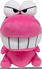 Sanei Crayon Shin-chan Pink Crocodile Chocobi Waniyama-san 7″ Plush Doll USA