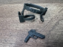 GI Joe Classified Legacy Special Forces Soldier Tactical Belt Holster Pistol Gun