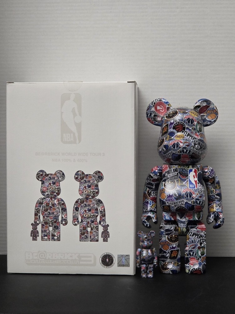 Bearbrick worldwide tour 3 NBA 100% & 400%