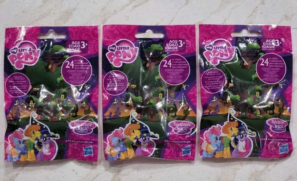 3x My Little Pony Friendship is Magic Wave 18 Blind Bags set of 3