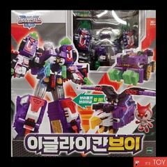 Miniforce V-Rangers EAGLELYCAN-V Eagle Wolf Lycan Transforming Robot Car 2022