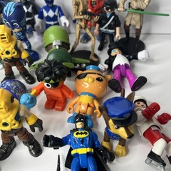 42 Assorted Toy Figurines Action Figures PJ Masks Paw Patrol & More Junk Drawer