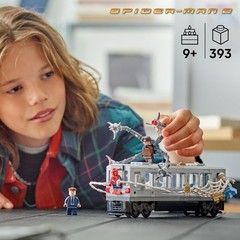 LEGO Marvel Spider-Man vs. Doc Ock Subway Train Scene – Action Figures Kids Toy