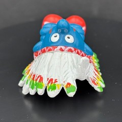 Smurfs 20144 American Indian Smurf Chief Colorful Headdress Vtg Schleich Figure