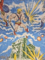 Masters Of The Universe He-Man Skeletor Marlborough 1983 Vintage Blanket 64″×87″