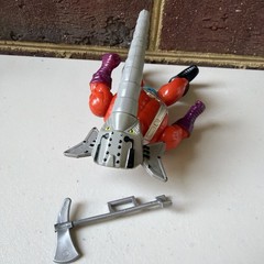Masters of the Universe—Snout Spout Action Figure w/ Axe Orange Purple Gray