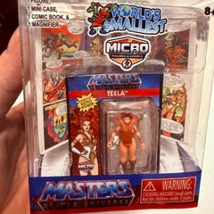 Super Impulse MOTU Teela Micro Figure Kids 1.25in Brown New Retro World Smallest