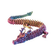 3D Printed Chinese Dragon Full Body Joints That Can Move Home Furnishings AE
