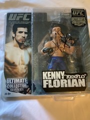 KENNY FLORIAN SIGNED ACTION FIGURE TOY KENFLO UFC MMA MIXED MARTIAL ARTS COA
