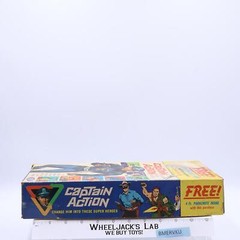 Captain Action Free Parachute Version W/Box 1966 Vintage Action Figure
