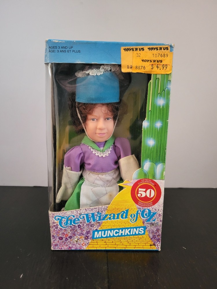 Flower Pot Lady 1988 Munchkins Doll THE WIZARD OF OZ 50th Anniversary NEW in Box